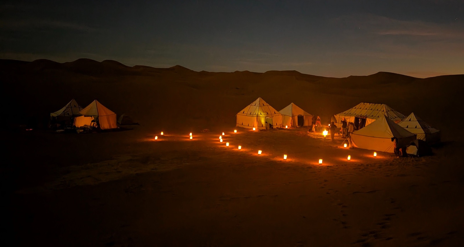 Campement de nuit