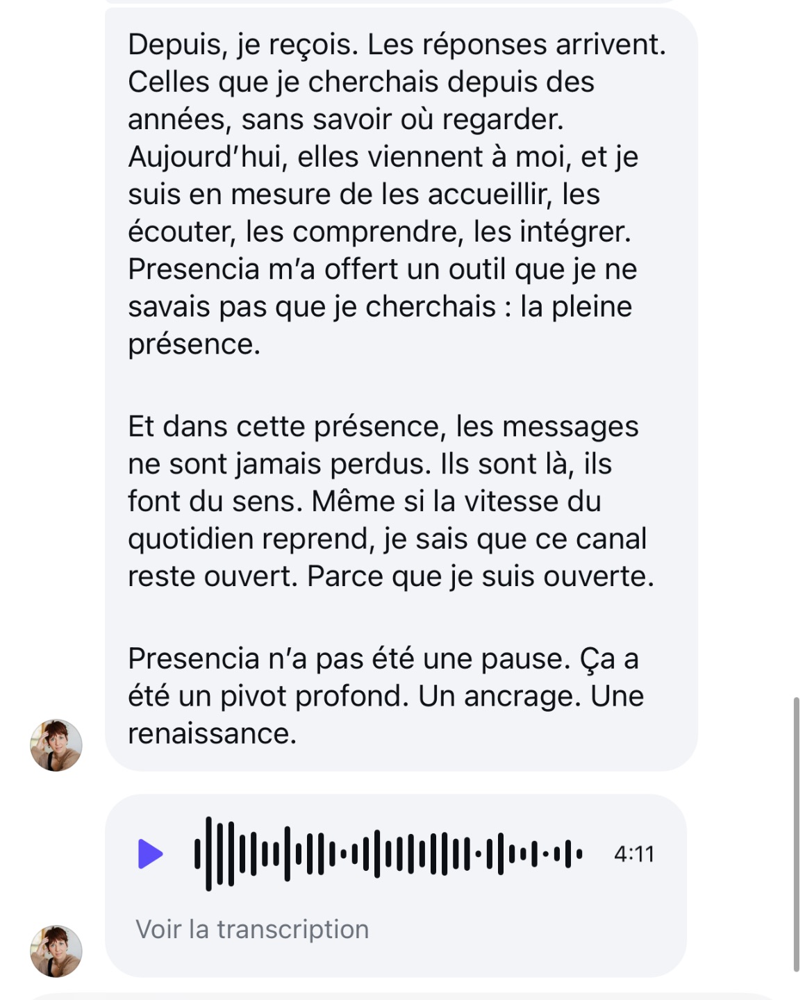 Témoignage